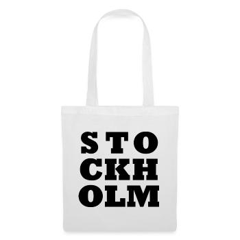 Stockholm logo - Tote Bag - white - Front
