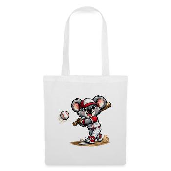 Koala Baseball - Stoffbeutel - Weiß - Vorne