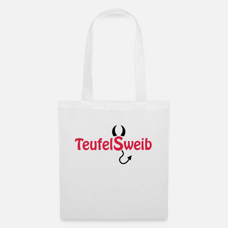 Teufelsweib - Stoffbeutel - Weiß