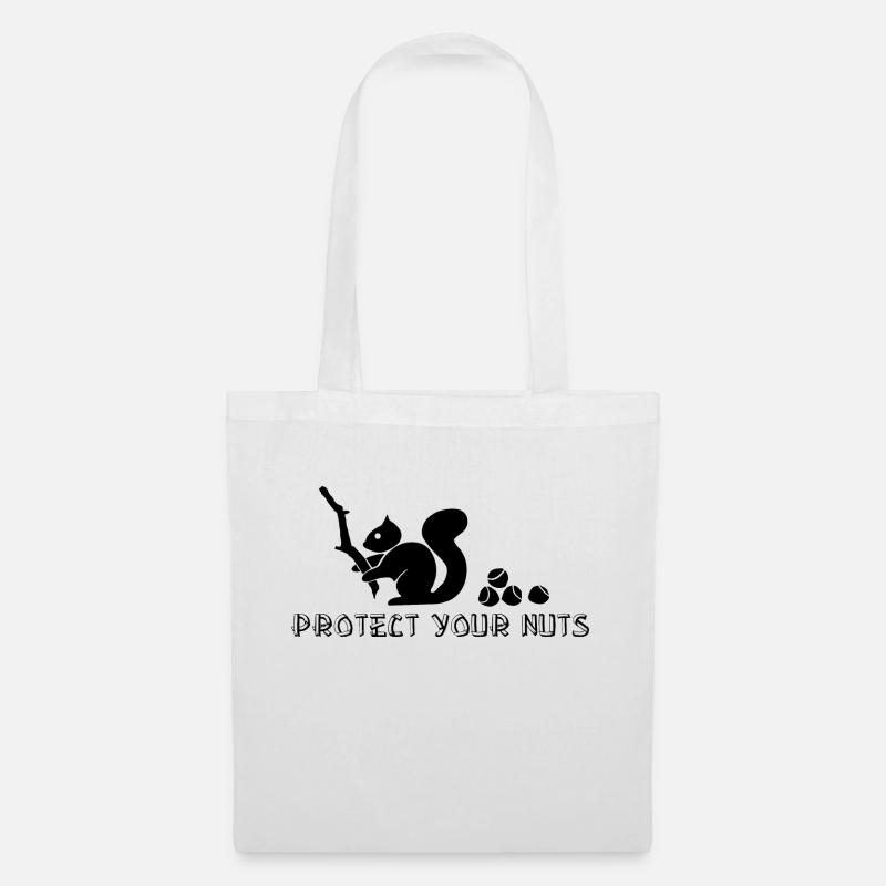 Protect your nuts - Tote Bag - white