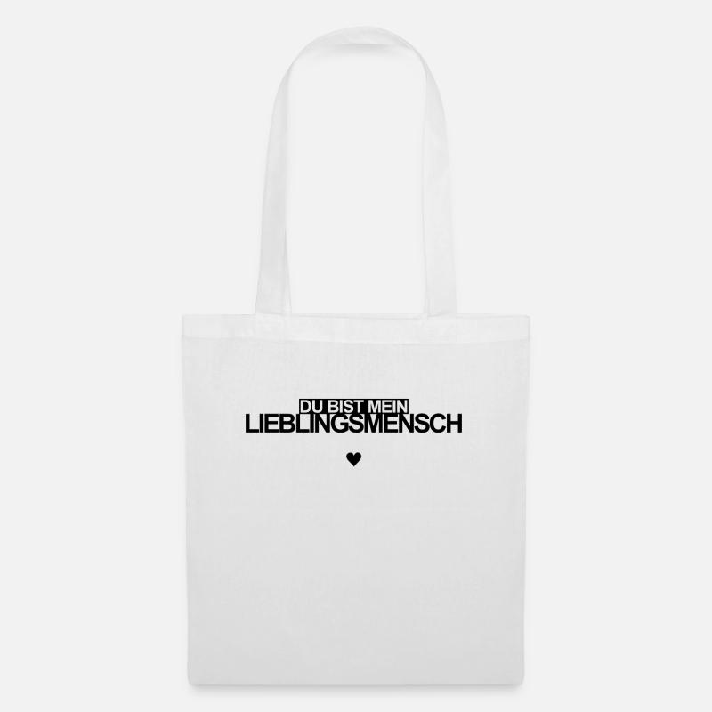 Lieblingsmensch - Stoffbeutel - Weiß