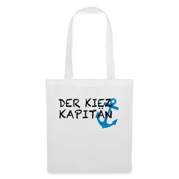 Kiez Kapitän - Stoffbeutel - Weiß - Vorne