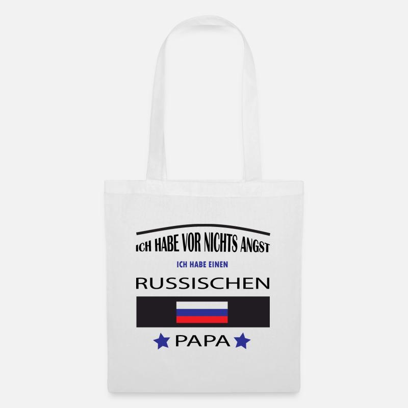 RUSSISCHER PAPA - Stoffbeutel - Weiß