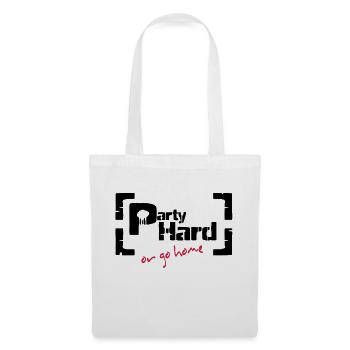 partie dure - Sac en tissu - blanc - Devant