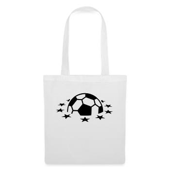 Planète Football / planète de football (1c) - Sac en tissu - blanc - Devant