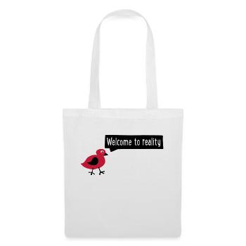 realité - Sac en tissu - blanc - Devant