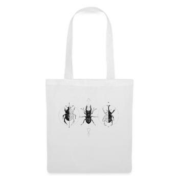 Insekten Geometrisch - Geometrie - Dreieck - Stoffbeutel - Weiß - Vorne