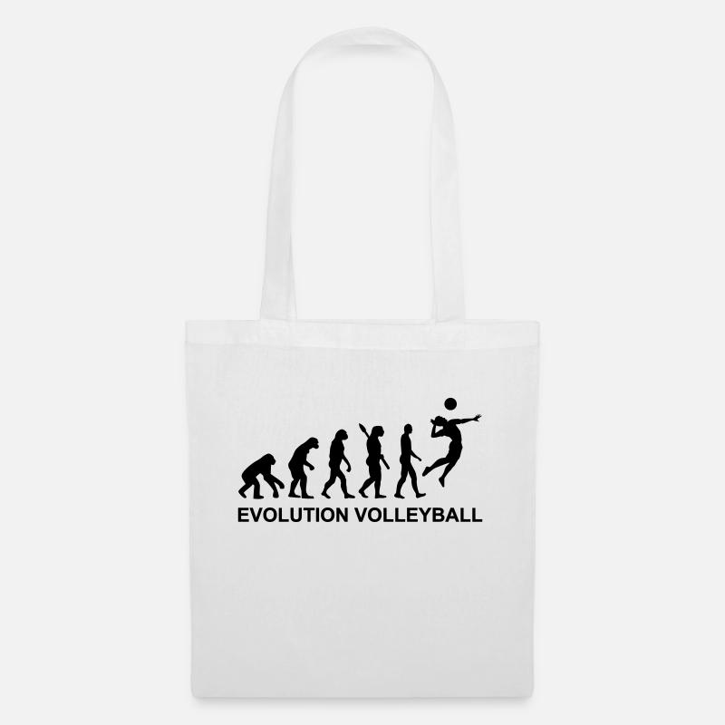 Évolution Volley-ball - Sac en tissu - blanc