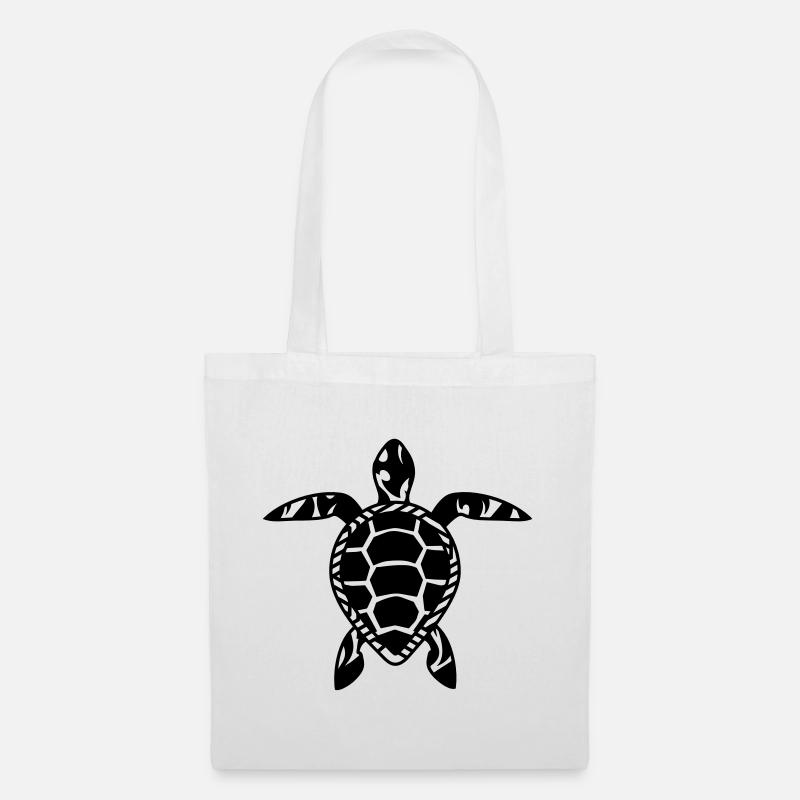 A sea turtle - Tote Bag - white
