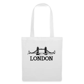 london - Stoffbeutel - Weiß - Vorne