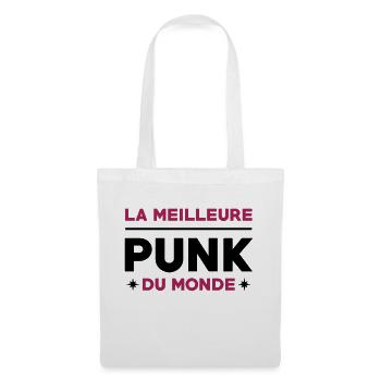 Punk / Rock / Musique / Musicien / Anarchiste - Sac en tissu - blanc - Devant