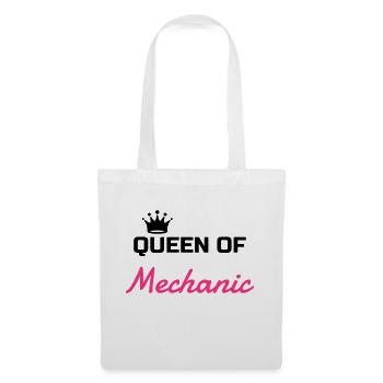 mécanique / mécanicien / mécano / garage - Sac en tissu - blanc - Devant