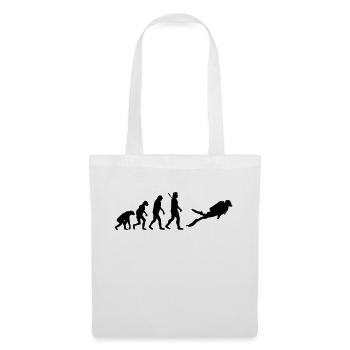 Evolution diving - Tauchen - Taucher - Tauchsport - Stoffbeutel - Weiß - Vorne