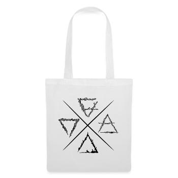 Four Element Symbols - Tote Bag - white - Front