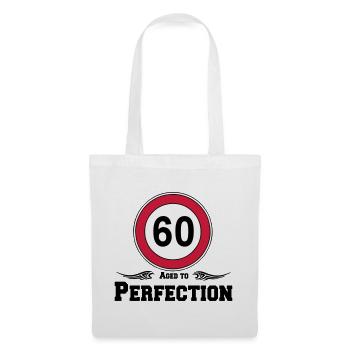 60th Birthday , 60 Years Aged to Perfection (25) - Tote Bag - white - Front