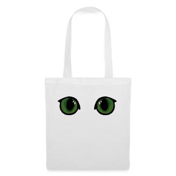 Cat eyes green - Tote Bag - white - Front
