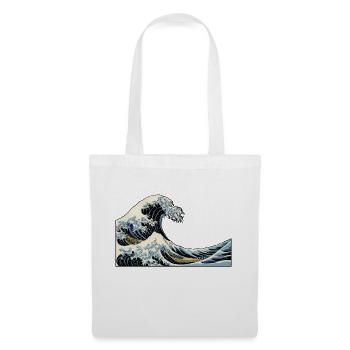 Wave The Great Wave off Kanagawa | Song Shirt - Tote Bag - white - Front