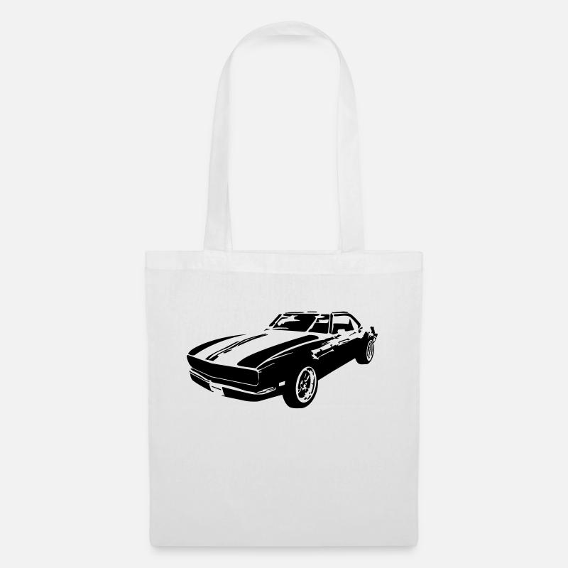 Revved Elegance: Classic Muscle unleashed - Tote Bag - white