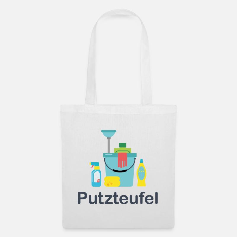 Putzteufel - Stoffbeutel - Weiß