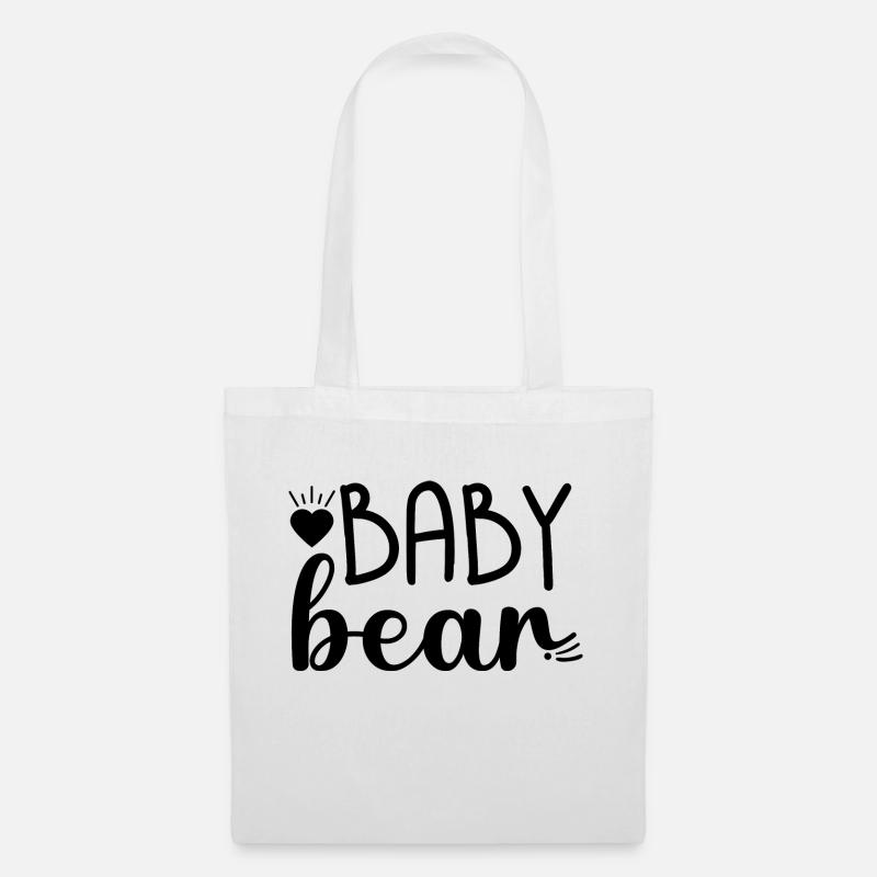 Baby Bär - Stoffbeutel - Weiß