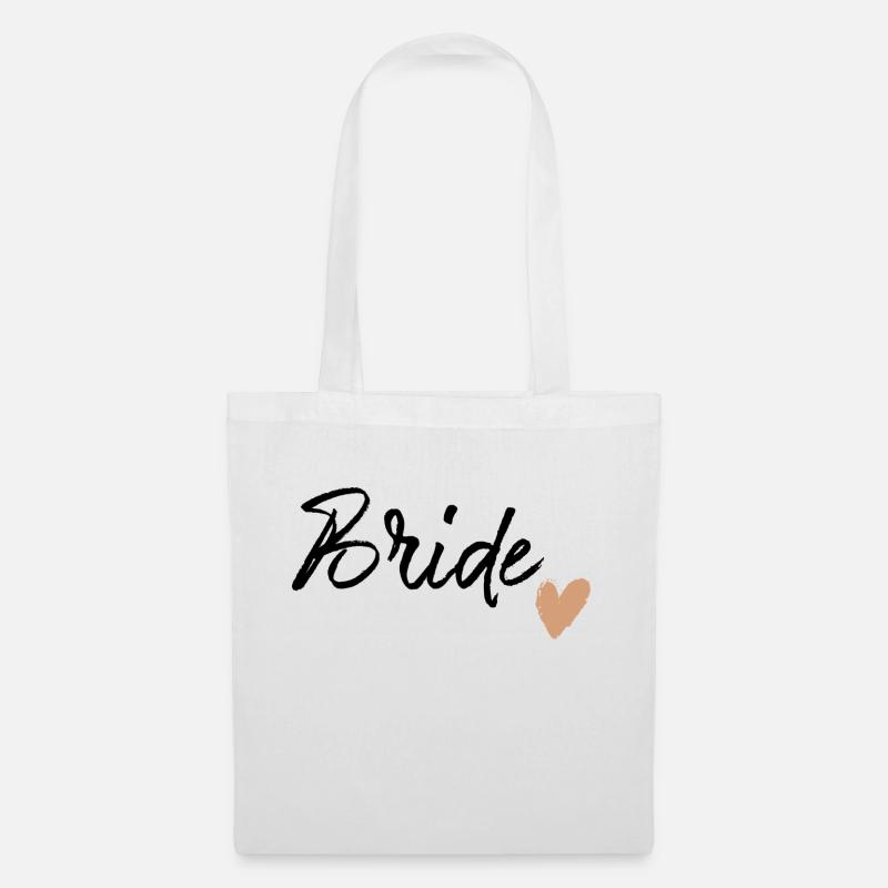 Bride - Stoffbeutel - Weiß