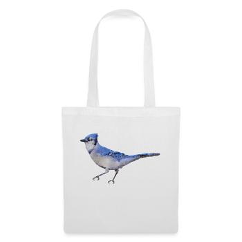 Bird ~ the Blue Jay - Tote Bag - white - Front