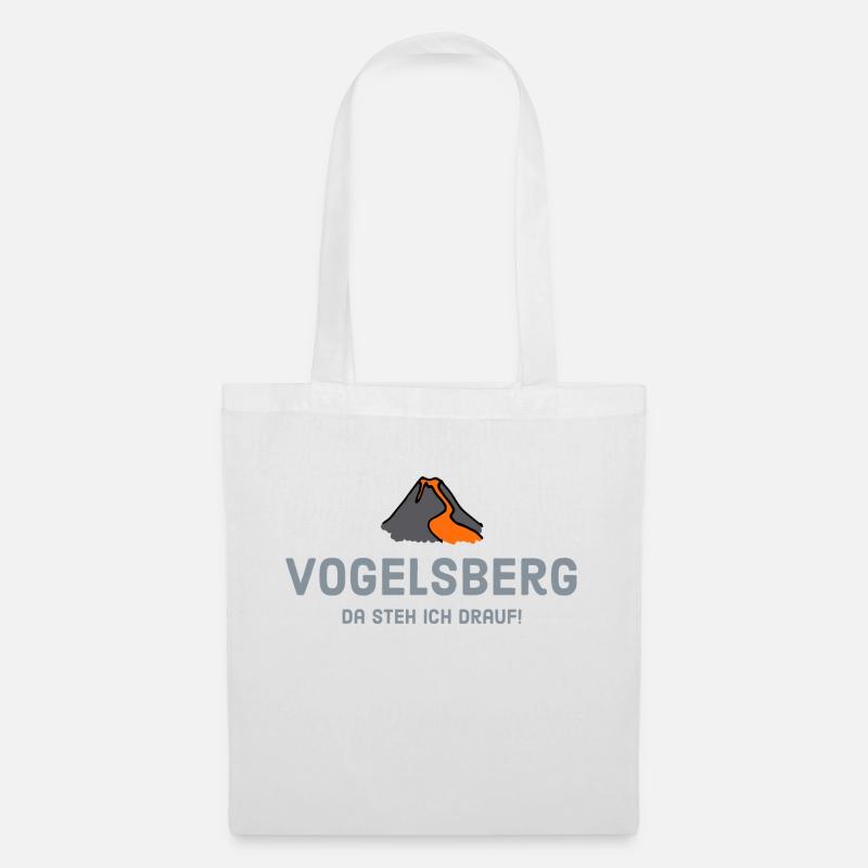 Vogelsberg - DA STEH ICH DRAUF - Stoffbeutel - Weiß