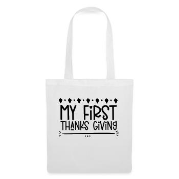 Mes premiers remerciements - Sac en tissu - blanc - Devant