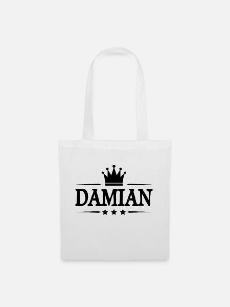 Damian - Stoffbeutel - Weiß