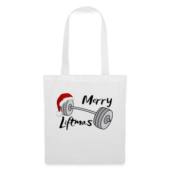 Merry Liftmas - Stoffbeutel - Weiß - Vorne
