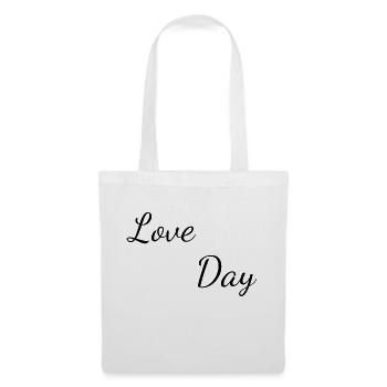 Love Day - Sac en tissu - blanc - Devant