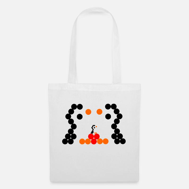 Pinguinfamilie - Stoffbeutel - Weiß