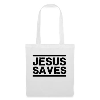 Jésus sauve - Sac en tissu - blanc - Devant