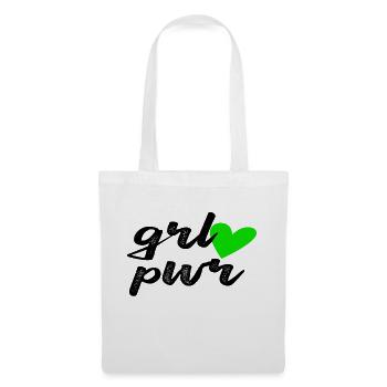 Grl Pwr - Stoffbeutel - Weiß - Vorne