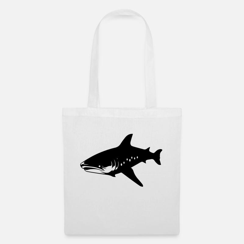 requin-baleine - Sac en tissu - blanc