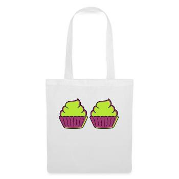 Cupcake 2 - Sac en tissu - blanc - Devant