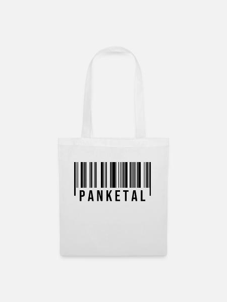 Panketal Strichcode - Stoffbeutel - Weiß