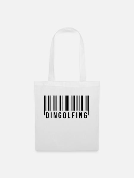 Dingolfing Bayern - Stoffbeutel - Weiß