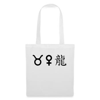 Taureau Vénus Dragon - Sac en tissu - blanc - Devant