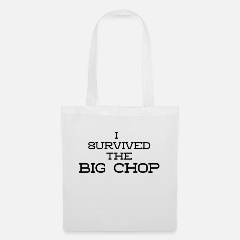 I SURVIVED THE BIG CHOP - Tote Bag - white