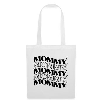 Bonheur des mères Maman Rétro Hippie pour la fête des mères - Sac en tissu - blanc - Devant