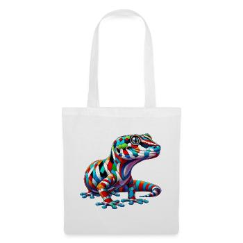 Gecko - Sac en tissu - blanc - Devant