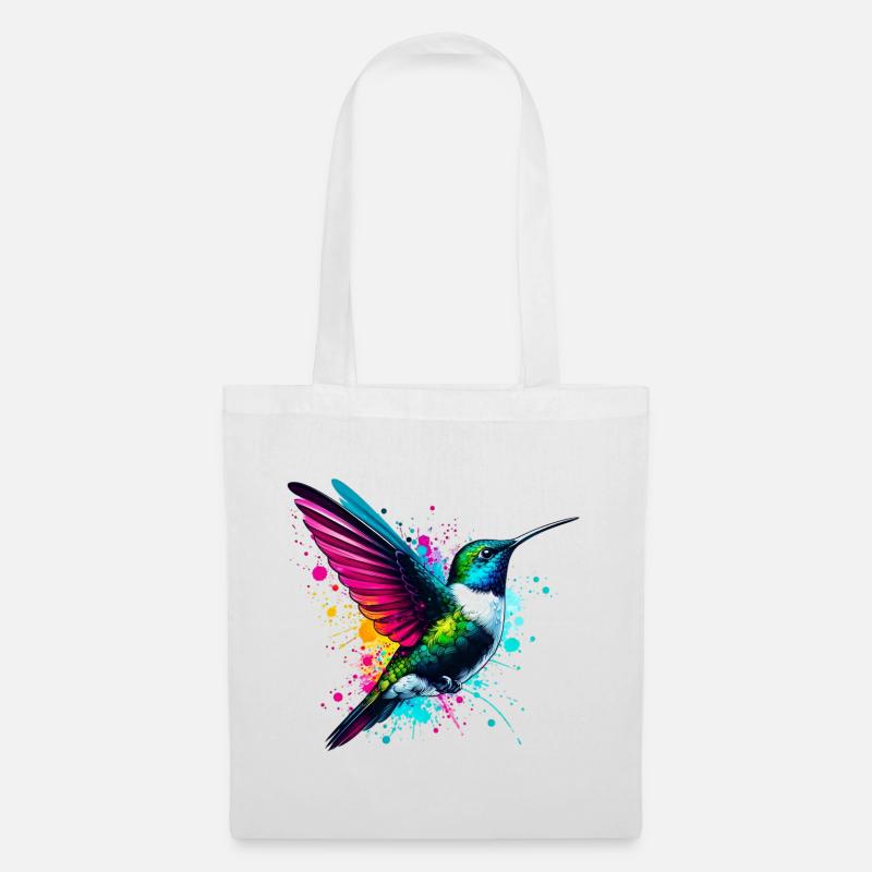 Kolibri - Stoffbeutel - Weiß