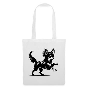 Chihuahua - Sac en tissu - blanc - Devant
