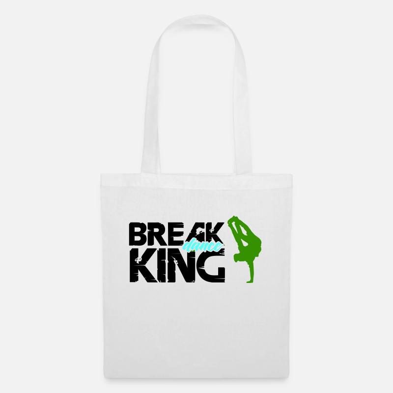 break dance king - Stoffbeutel - Weiß