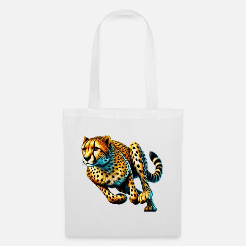 Guépard - Sac en tissu - blanc