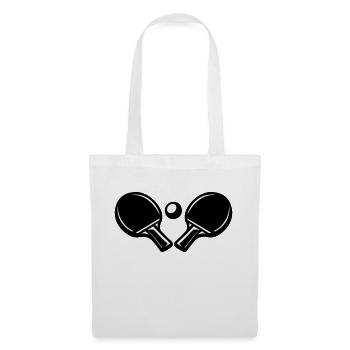 Table tennis bat icon - Tote Bag - white - Front