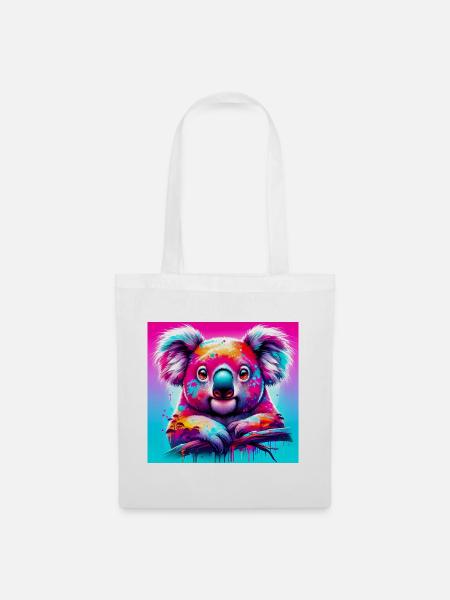 Koala - Stoffbeutel - Weiß