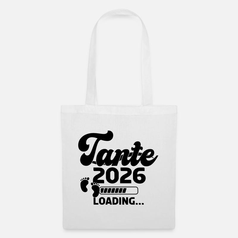 Tante 2026 Loading - Stoffbeutel - Weiß
