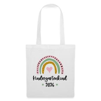 Kindergarten Child 2025 Rainbow Daycare Kindergarten - Tote Bag - white - Front
